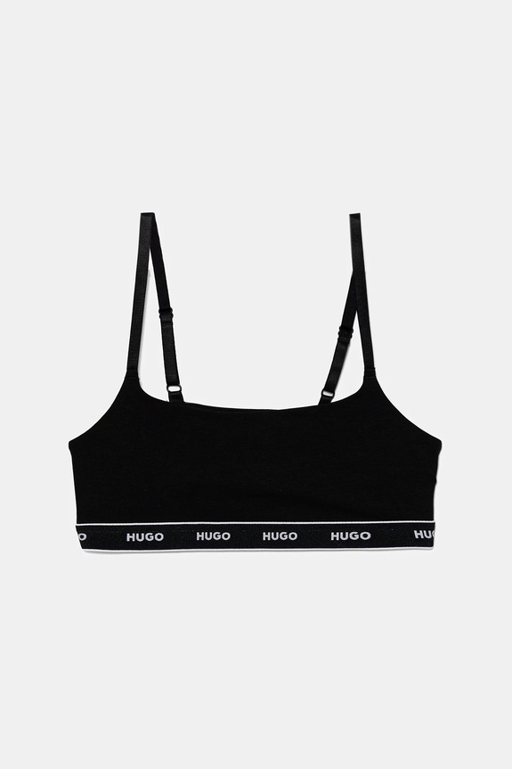 HUGO Bralette βαμβάκι με ελαστάν TWIN BRALETTE DESIGN 50545712 ροζ SS26