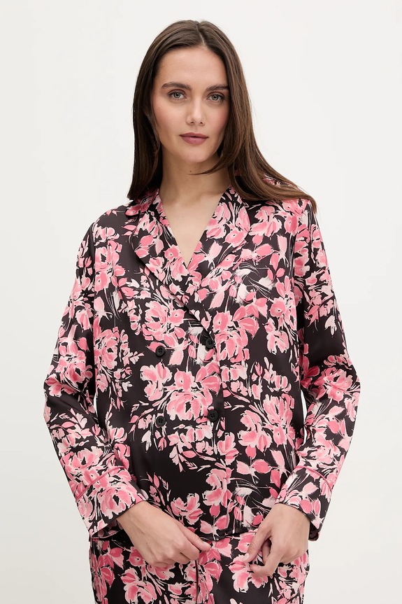 Ρούχα Πιτζάμα Guess LOUISE O5YX01.WH9C2 ροζ