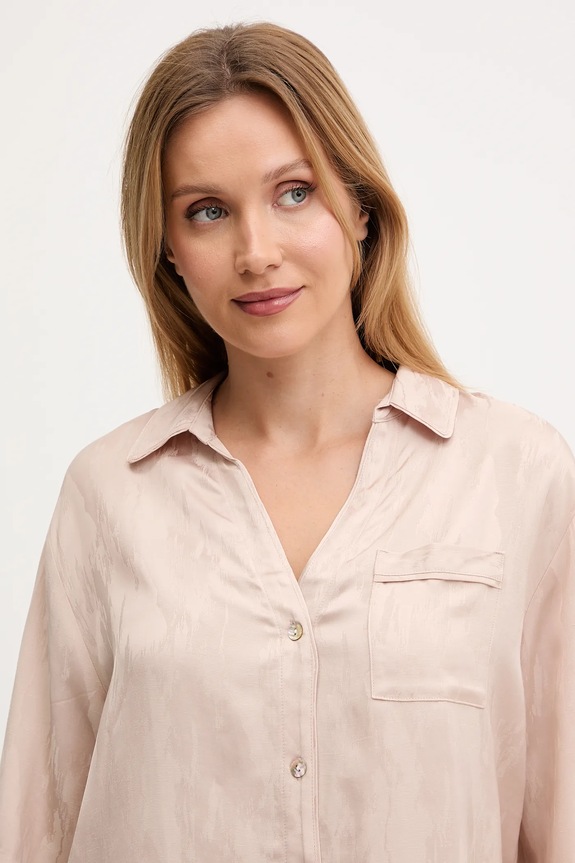 Gornji dio pidžame na zakopčavanje Chantelle NOAH bež C1A4H0