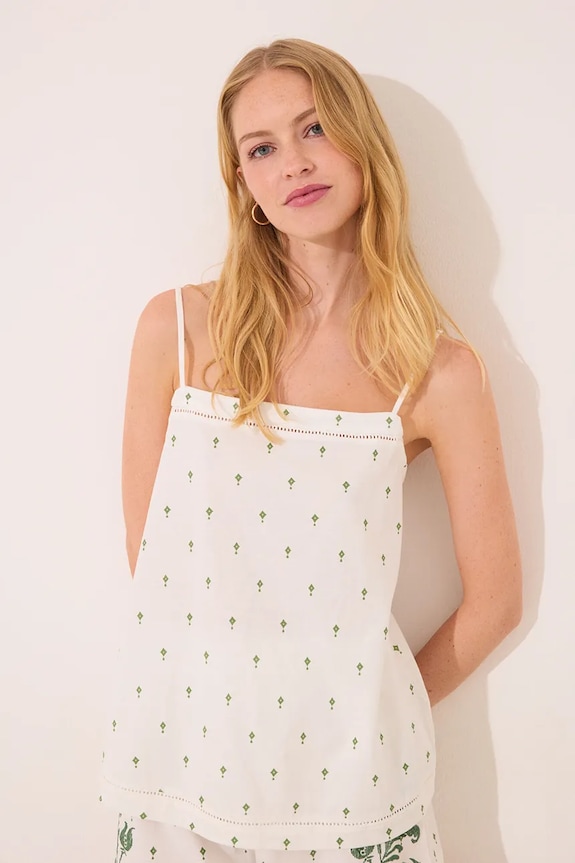 Бавовняна піжама women'secret 3599198 білий AW25