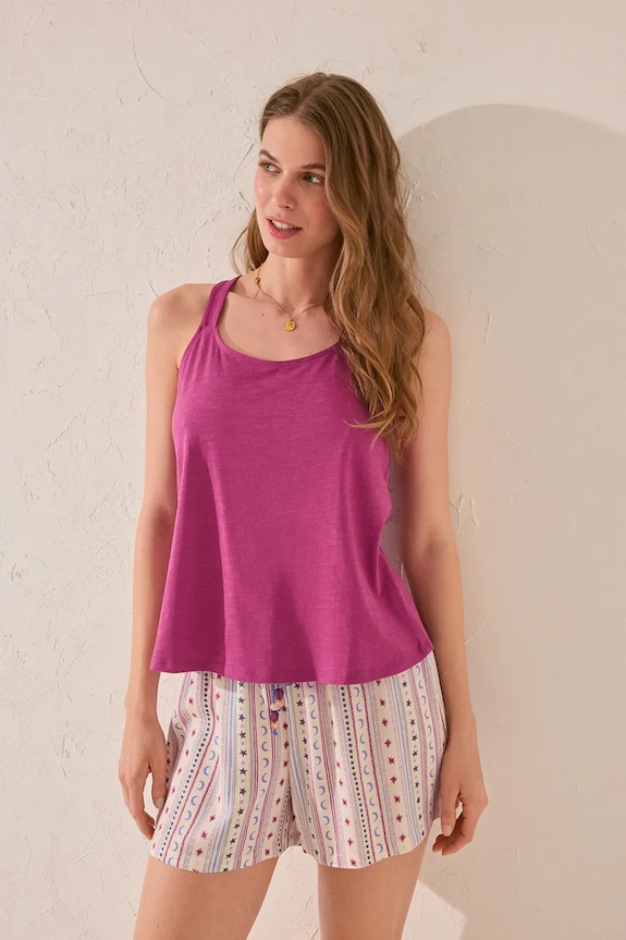Σορτς πιτζάμας women'secret 3709676 λευκό AW25