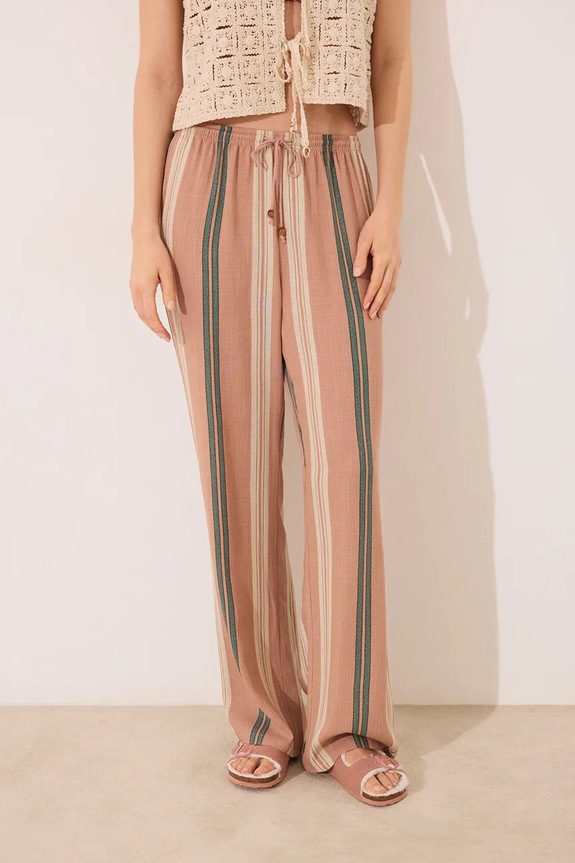 Pyžamové nohavice women'secret spodný hnedá 3709680