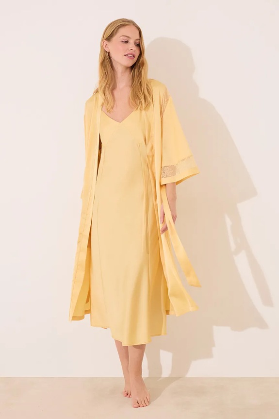 Халат women'secret жовтий 2539004