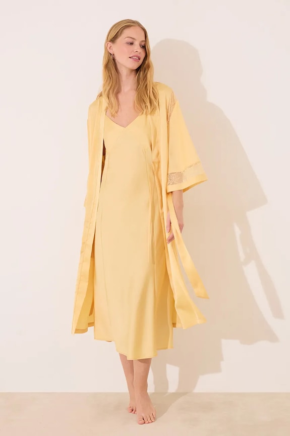 Халат women'secret жовтий 2539004