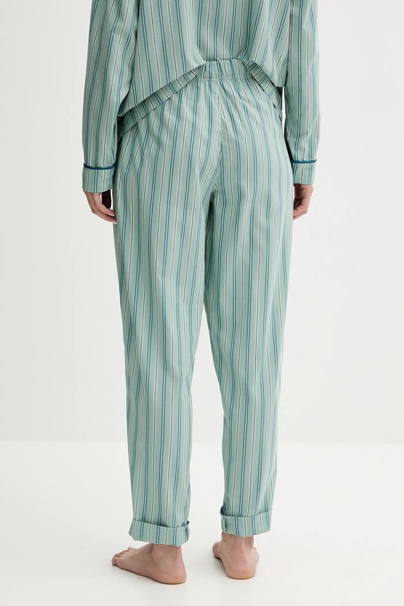 Odjeća Pamučni donji dio pidžame United Colors of Benetton 4MYG3F00M tirkizna