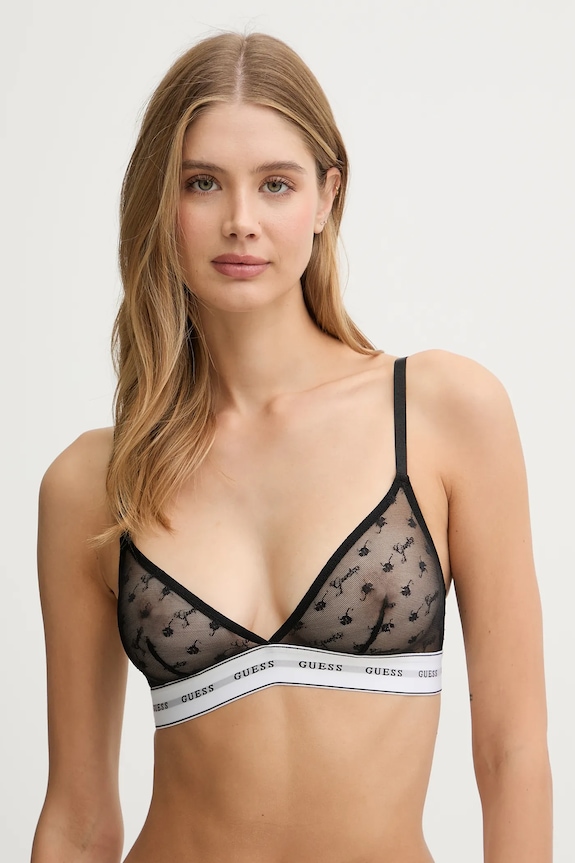 Набор бюстгальтеров и стринги Guess KRIS O5BG02.K1790 чёрный AW25