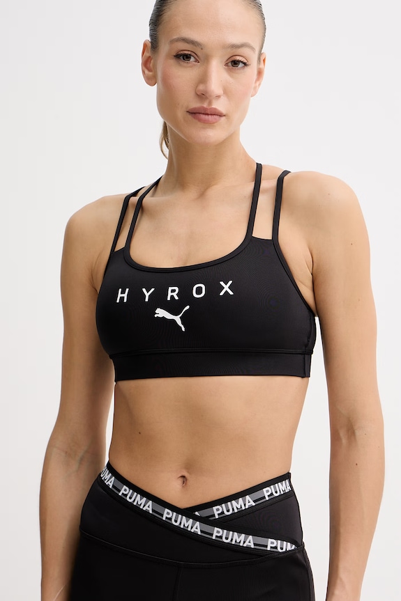 Puma sutien sport PUMA x HYROX negru 527161