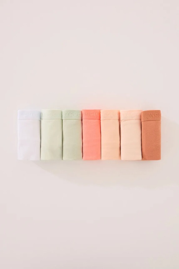 Tangice women'secret 7-pack Pletenina oranžna 4932655