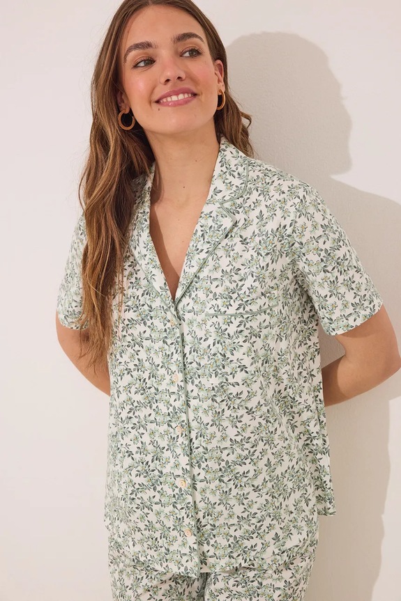 Πιτζάμα women'secret 3592397 πράσινο AW25