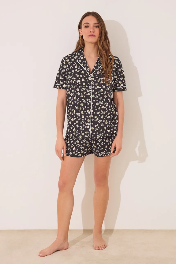Πιτζάμα women'secret μαύρο 3592412
