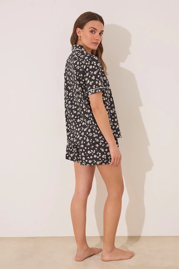 Πιτζάμα women'secret 3592412 μαύρο
