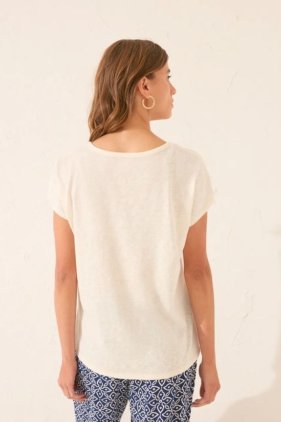 Τοπ πιτζάμας women'secret λευκό 3272263