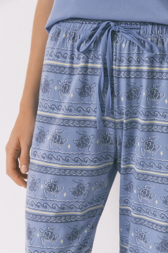 Ρούχα Βαμβακερές πιτζάμες women'secret 3132102 μπλε