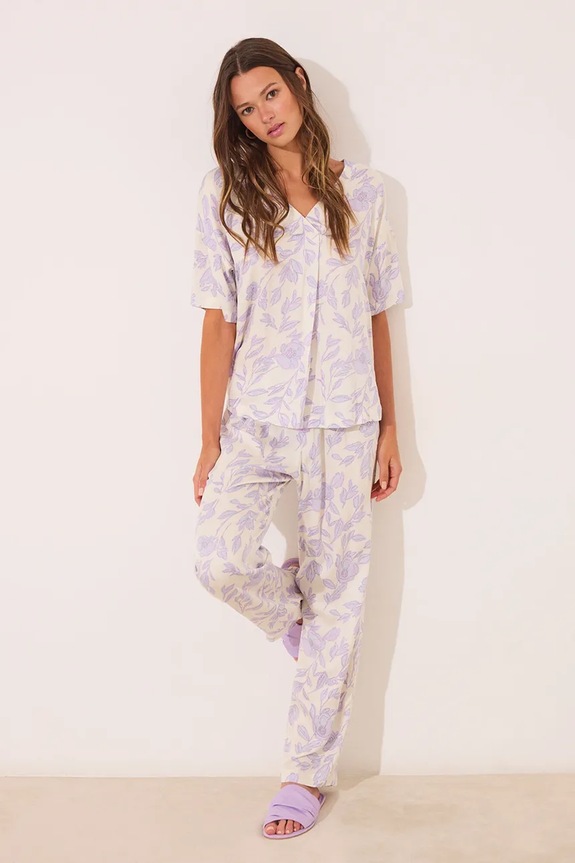 Pižama women'secret Pletenina bež 3592396