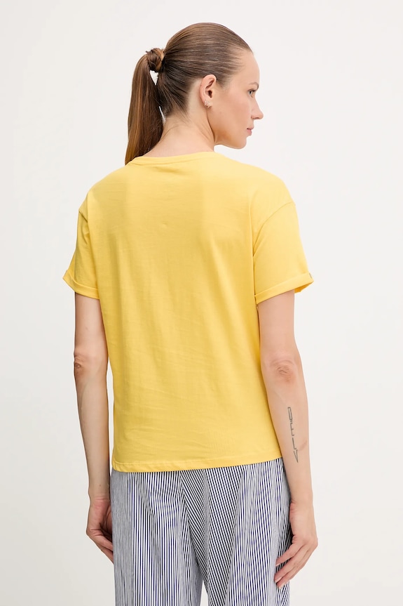 Ρούχα Μπλουζάκι πιτζάμας βαμβακερό women'secret 3272271 κίτρινο