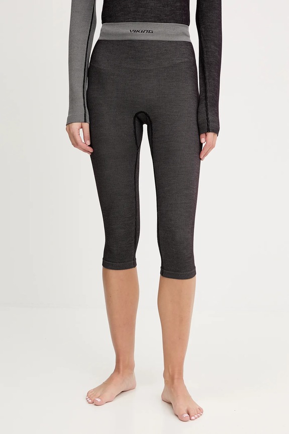 Viking completo biancheria intima - leggins e longsleeve Mounti grigio 500.27.7080