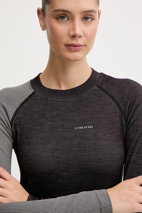 Viking completo biancheria intima - leggins e longsleeve Mounti 500.27.8757 grigio