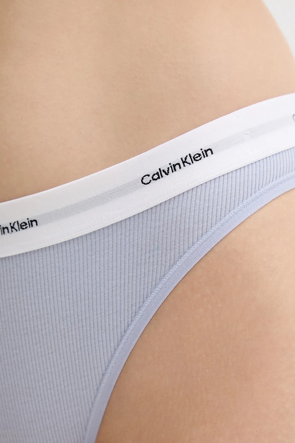 Odzież Calvin Klein Underwear figi LV00QD5358 niebieski