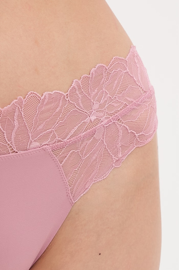 Calvin Klein Underwear tangá dámske ružová LV00QF8444