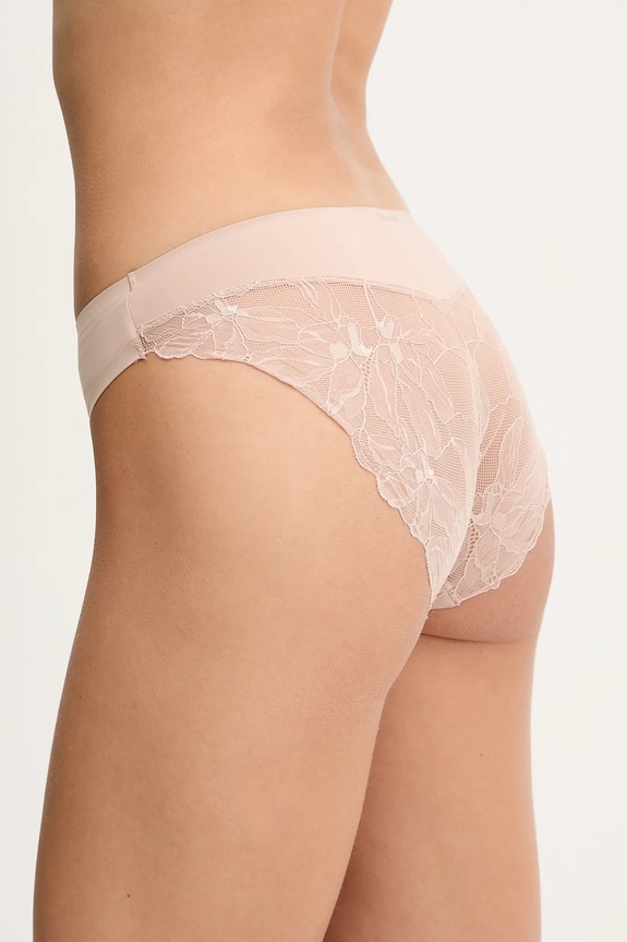 Calvin Klein Underwear chiloți full brief de damă LV00QF8445 bej SS26