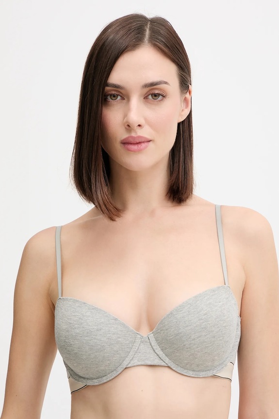 Calvin Klein Underwear biustonosz dzianina szary LV00QF8452