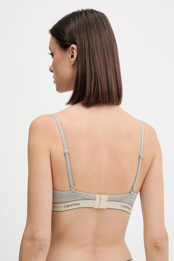 Odzież Calvin Klein Underwear biustonosz LV00QF8452 szary
