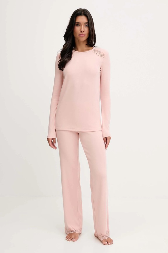 Twinset pijama set portocaliu 252LL2BBB
