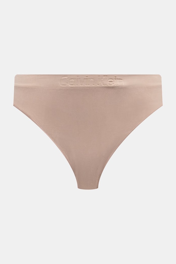 Calvin Klein Underwear stringi damskie 3-pack brązowy LV00QD5211