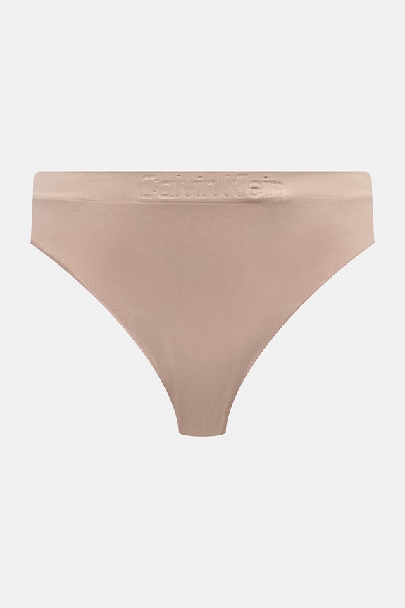 Calvin Klein Underwear stringi damskie 3-pack brązowy LV00QD5211
