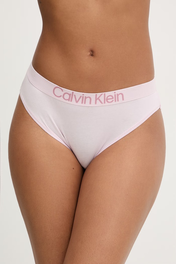 Calvin Klein Underwear nohavičky dámske bavlnené s elastanom ružová LV00QD5291