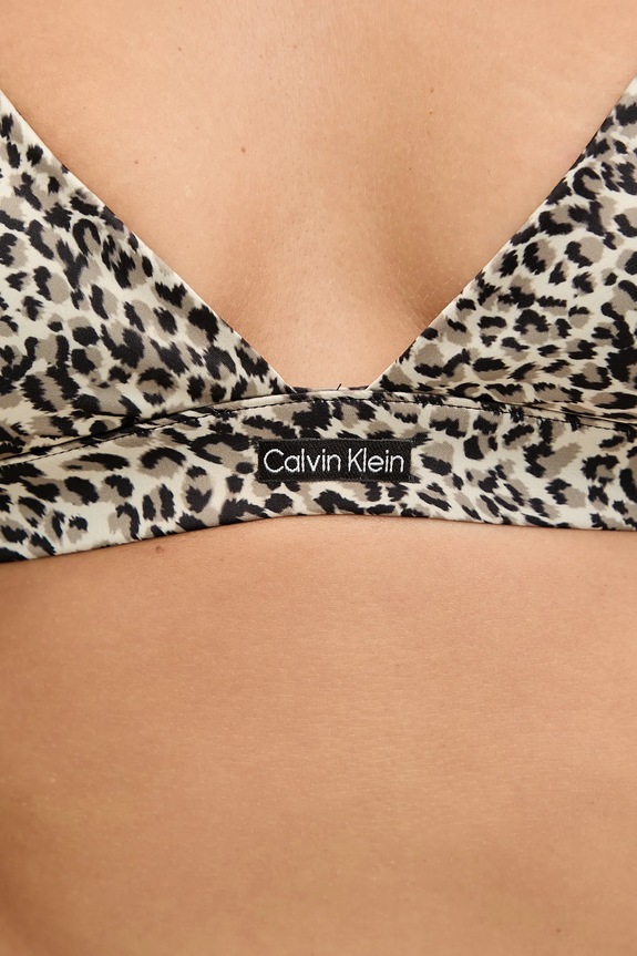 Calvin Klein Underwear τριγωνικό σουτιέν μπεζ LV00QF8392