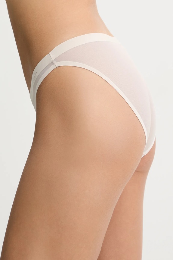 Nohavičky Calvin Klein Underwear LV00QF8451 béžová AW25