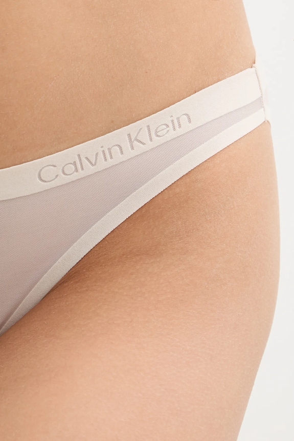 Oblečenie Nohavičky Calvin Klein Underwear LV00QF8451 béžová