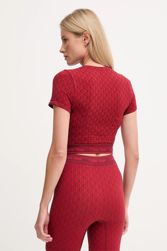 Oblečenie Tričko Calvin Klein Underwear LV00QF8487 burgundské
