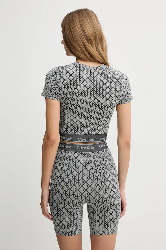 Tričko Calvin Klein Underwear LV00QF8487 sivá AW25