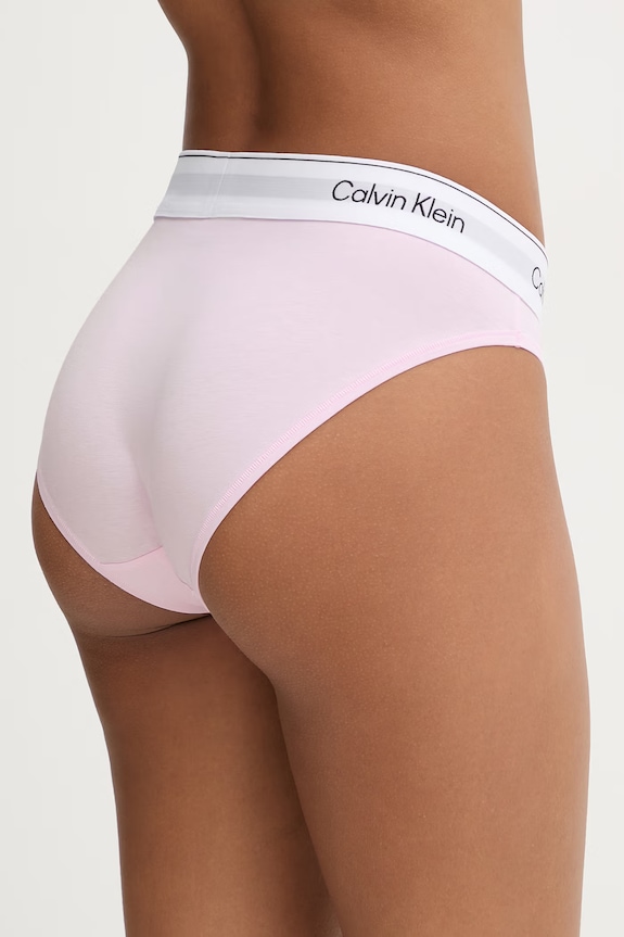 Calvin Klein Underwear nohavičky dámske s bavlnou LV00QF8520 ružová SS26