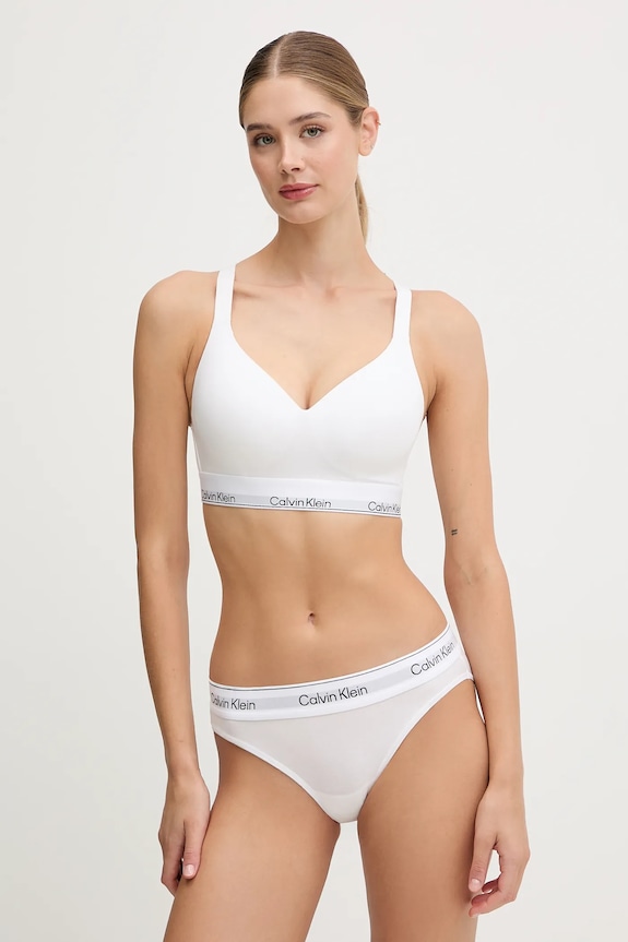 Calvin Klein Underwear braletka z bawełną dzianina biały LV00QF8500