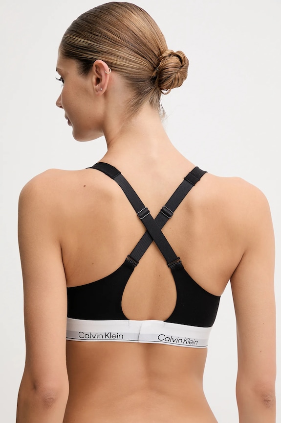 Odjeća Calvin Klein Underwear braleta s pamukom LV00QF8500 crna