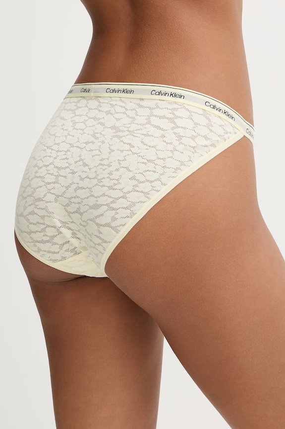 Calvin Klein Underwear figi damskie LV00QD5213 żółty SS26