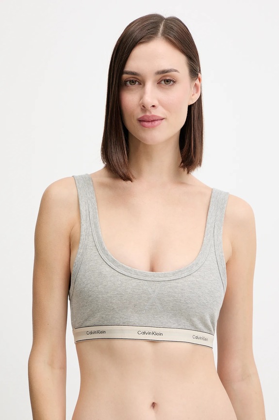 Calvin Klein Underwear biustonosz dzianina szary LV00QF8365