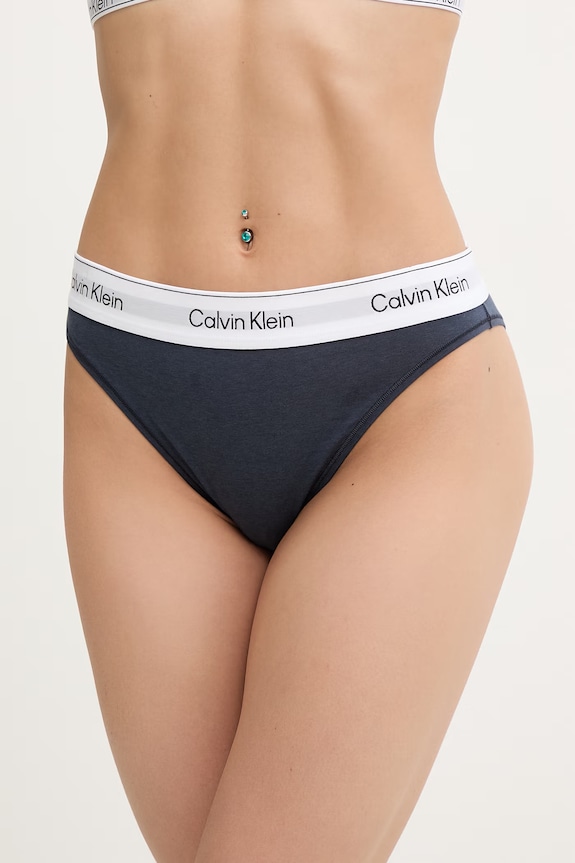 Calvin Klein Underwear nohavičky dámske s bavlnou tmavomodrá LV00QF8524