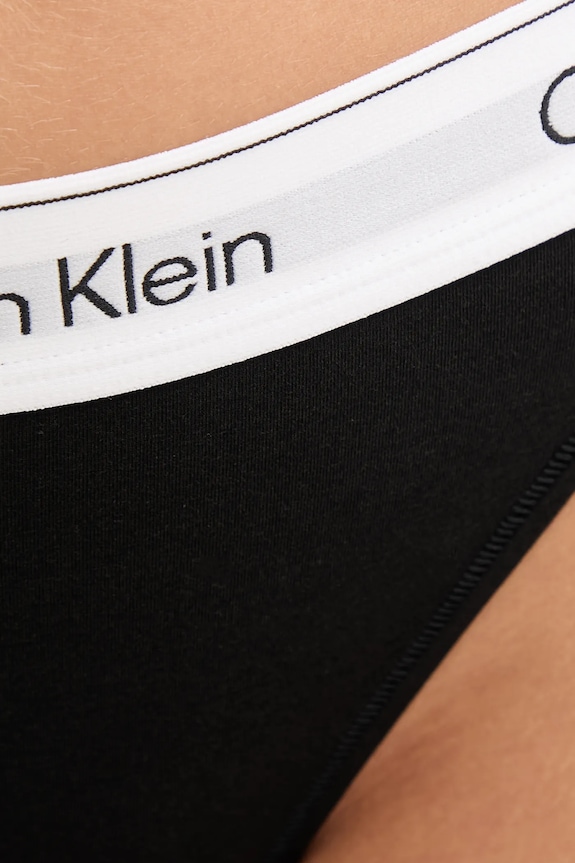 Calvin Klein Underwear női bugyi pamuttal fekete LV00QF8524
