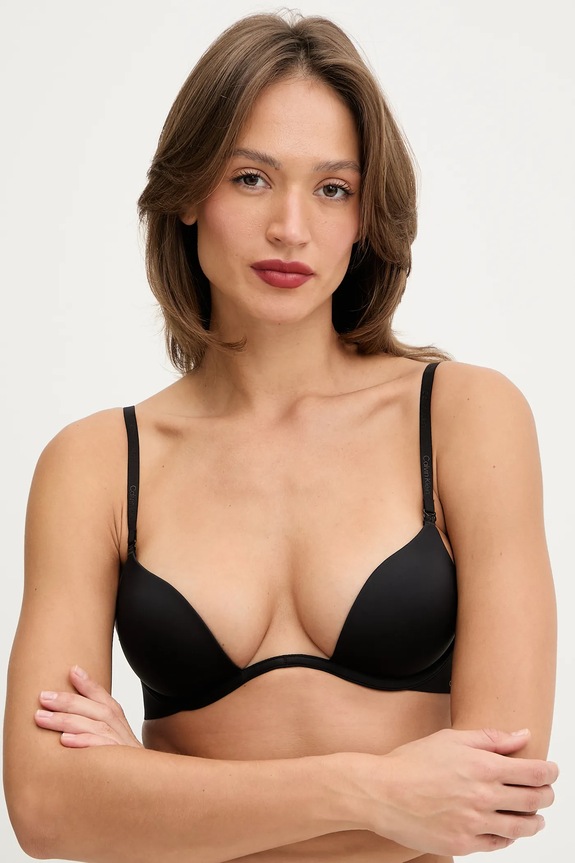 Podprsenka Calvin Klein Underwear jemne vystužené čierna LV00QF8427