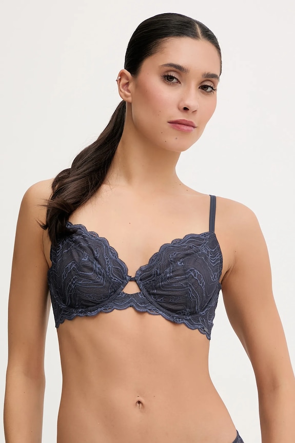 Calvin Klein Underwear biustonosz dzianina niebieski 000QF8120E