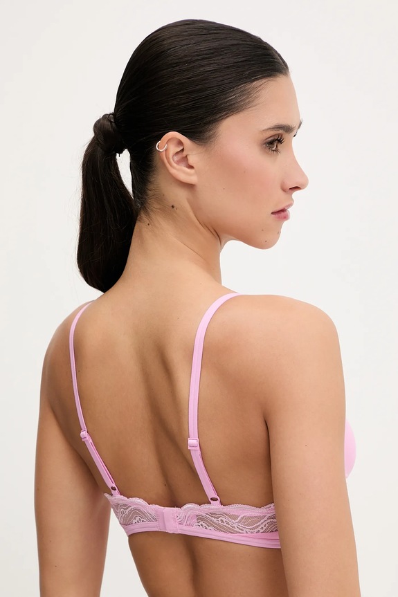 Odzież Calvin Klein Underwear biustonosz LV00QF8469 różowy