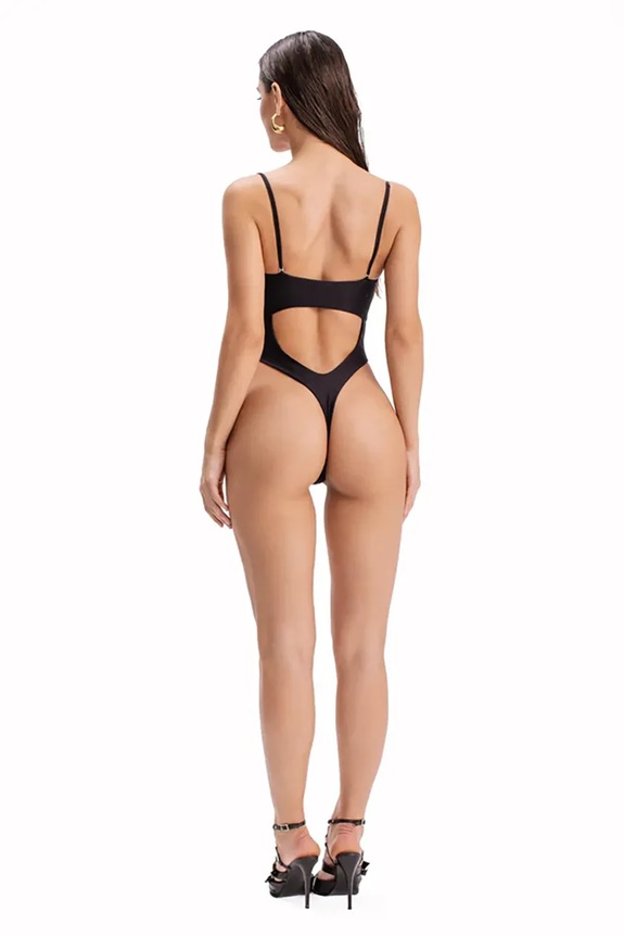 Plavky GOD SAVE QUEENS KISS & RIDE ONEPIECE GSQ.70.230. čierna AW25