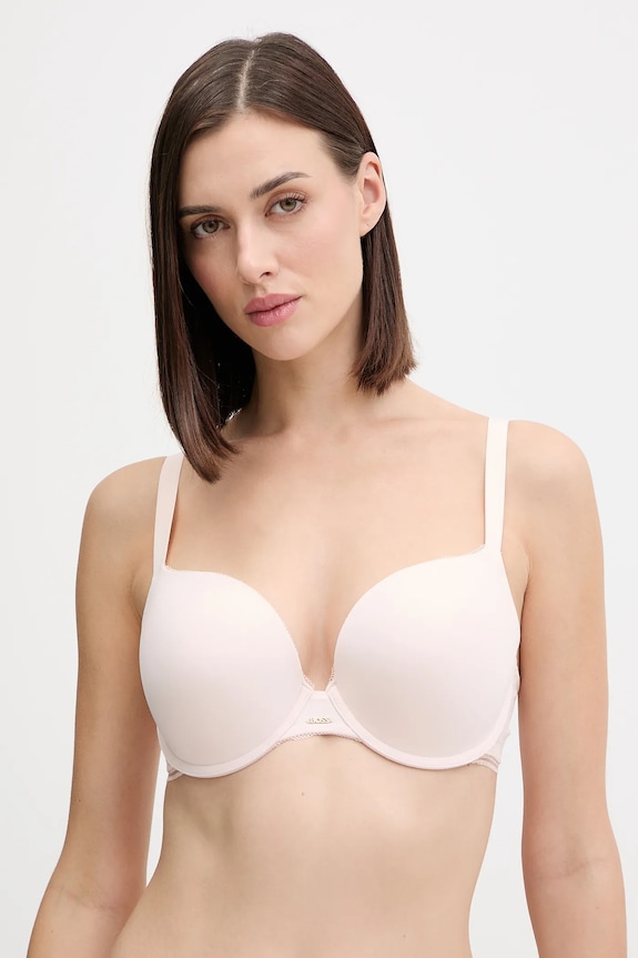 BOSS biustonosz PUSH UP B.PURE tkanina różowy 50545346