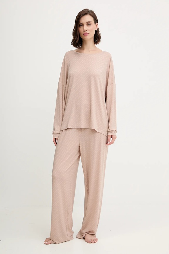 BOSS longsleeve de pijama B Logo LS-Shirt 50550693 bej SS26