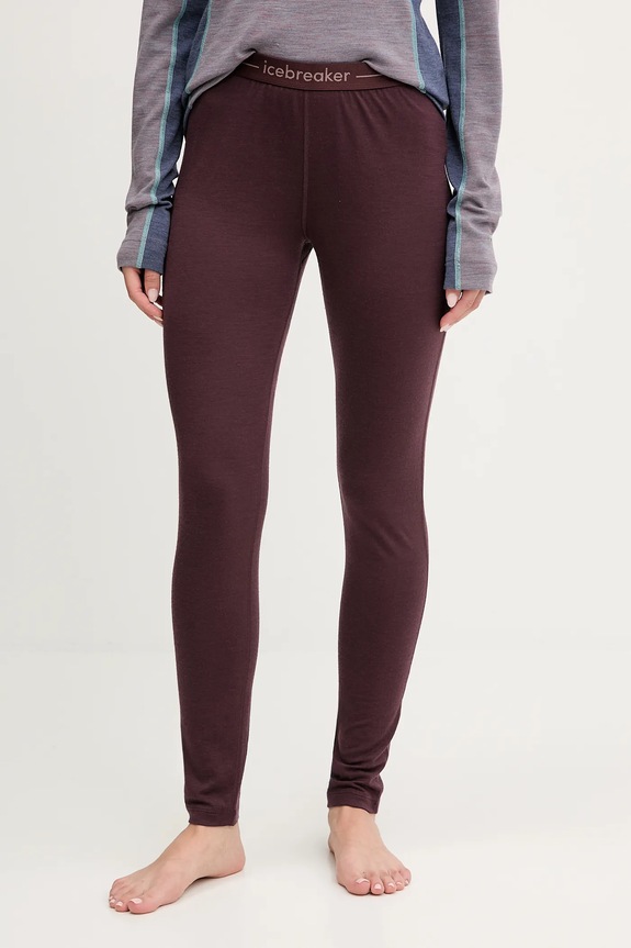 Icebreaker legginsy funkcyjne 200 Oasis Planet friendly fioletowy IB1043830GW1