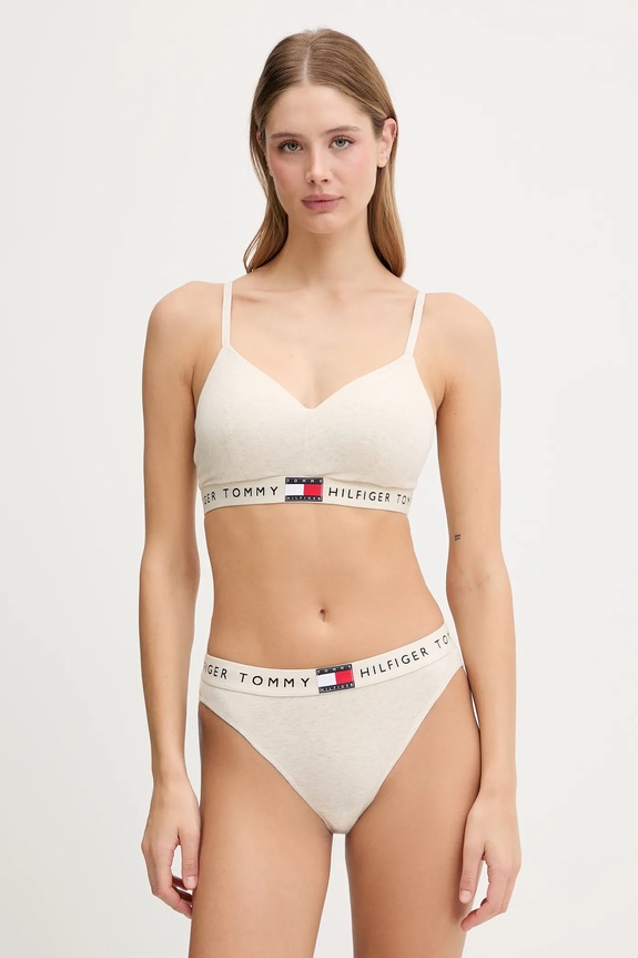 Podprsenka Tommy Hilfiger UW0UW06226 béžová AW25